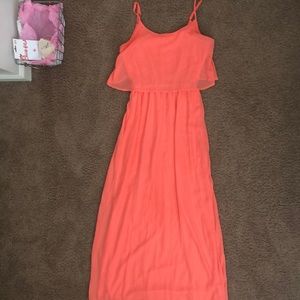Coral dress